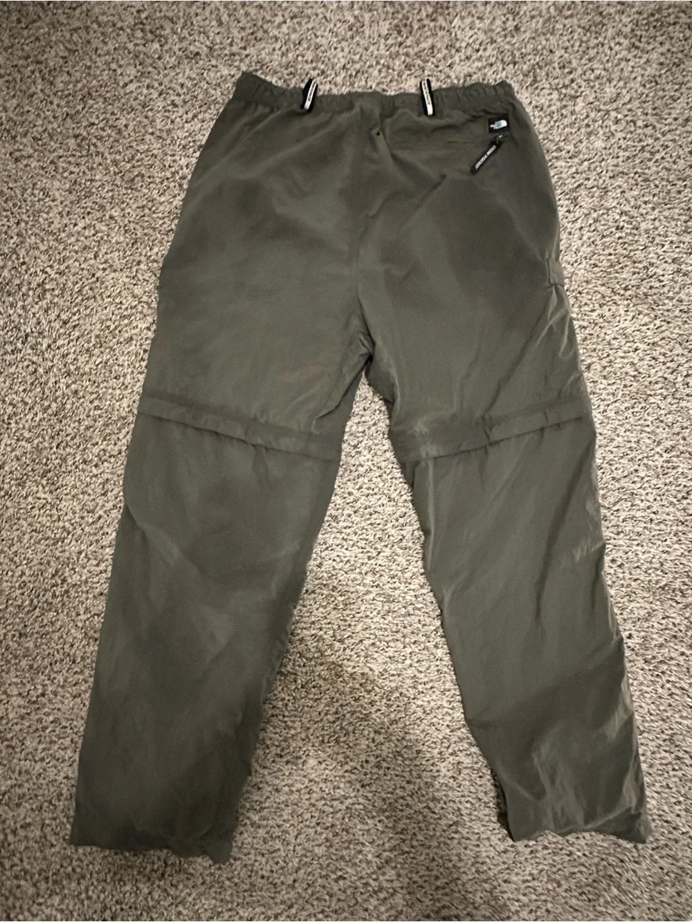 The North Face Men's Gray Convertible Cargo Pants